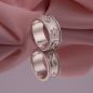 Preview: Ring mit Stern und Kordel Muster